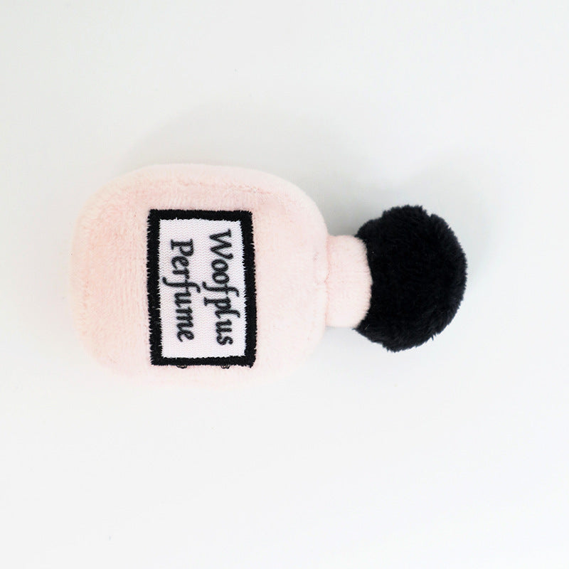 Wine & Perfume Bottle Plush Dog Toy
