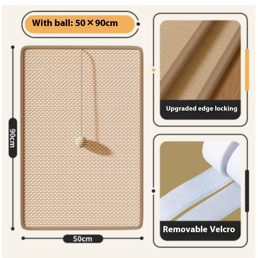 Wall-Mountable Cat Scratching Board