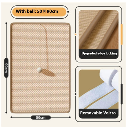 Wall-Mountable Cat Scratching Board