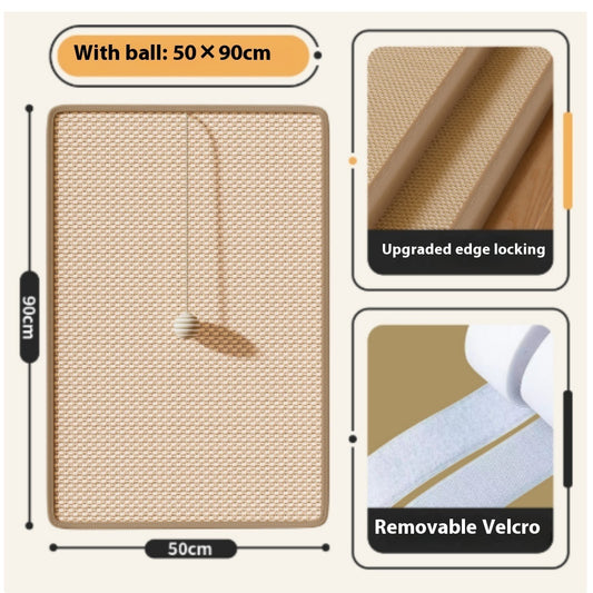 Wall-Mountable Cat Scratching Board