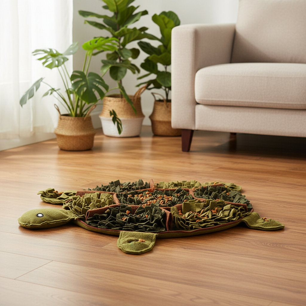 ToyTigris Tortoise Snuffle Mat for Dogs