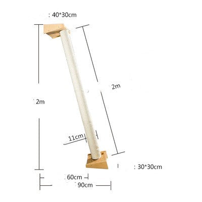 Solid Wood Large Cat Climbing Frame