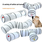 White Cat Tunnel Toy