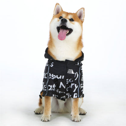 Windproof & Rainproof Dog Jacket – Large Dog Pet Shell Raincoat