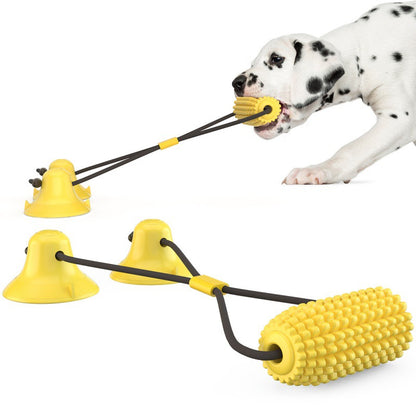 Suction Cup Sounding Corn Dog Toy