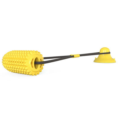 Suction Cup Sounding Corn Dog Toy