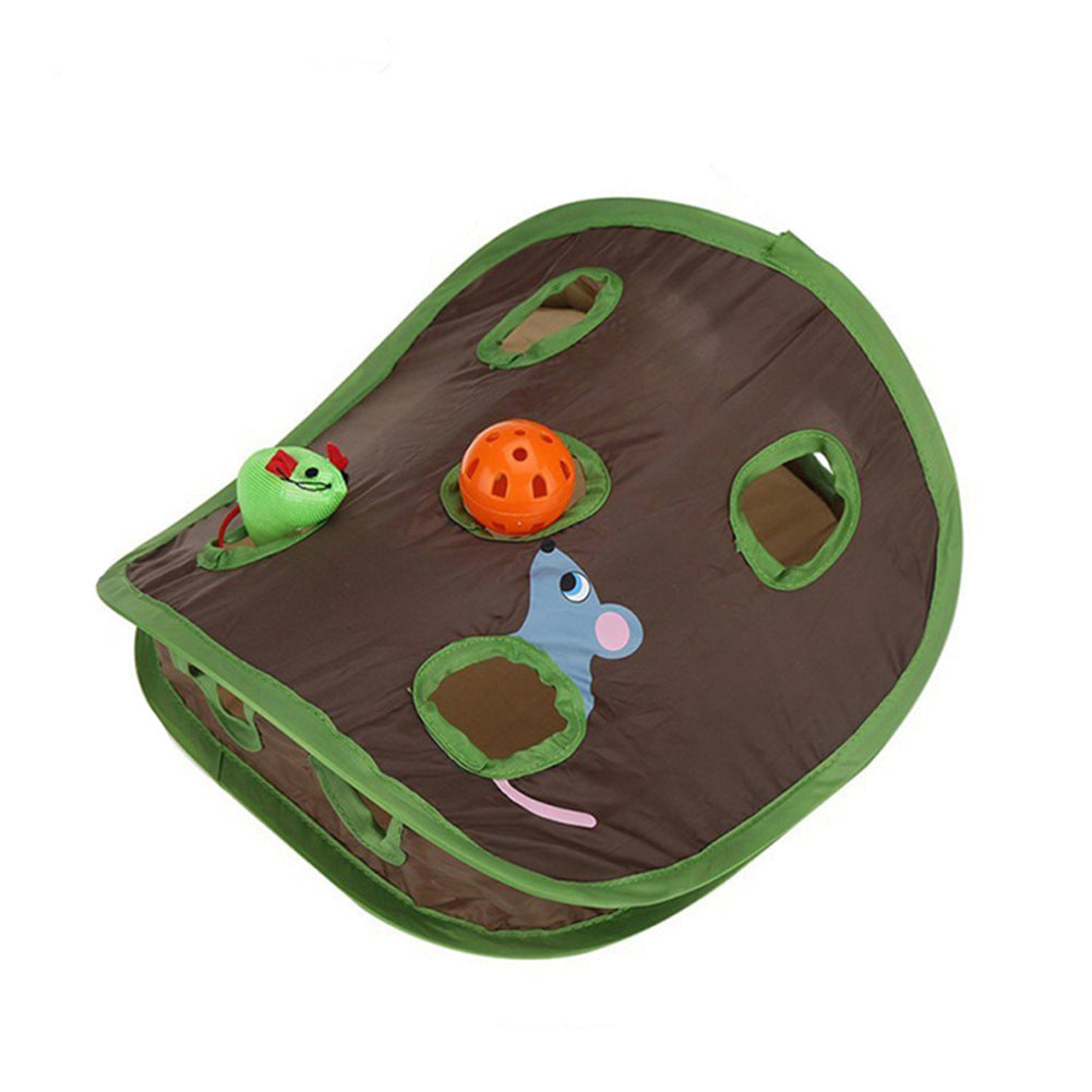Interactive Game 9 Holes Tunnel Cat Toy