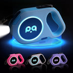 LED Light Automatic Retractable Dog Leash