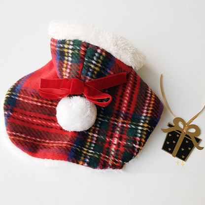 Christmas Dog Clothes - Stylish Red Cloak for Pets