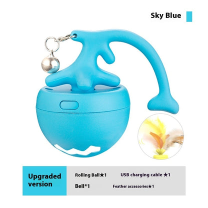 Smart Interactive Cat Toy USB Rechargeable Play Ball