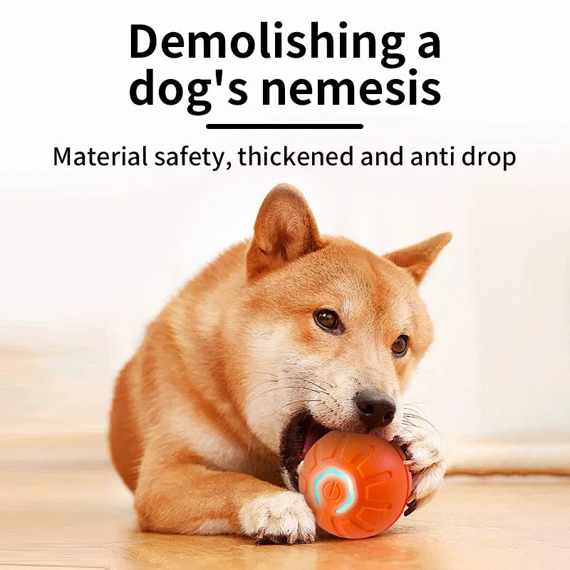 Smart Interactive Dog Toy Ball - USB Moving Bouncing Pet Toy
