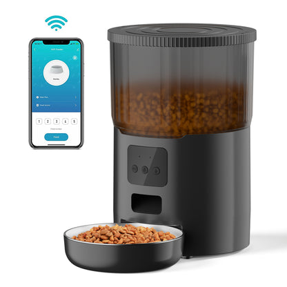 Automatic Pet Feeder with WiFi & USB Options
