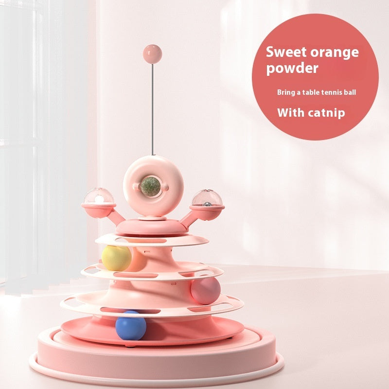 4 Level Educational Cat Tower Toy