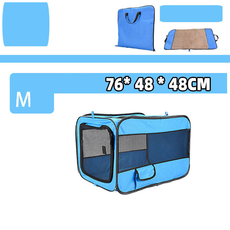 Portable Pet Travel Carrier Bag with Safety Zippers