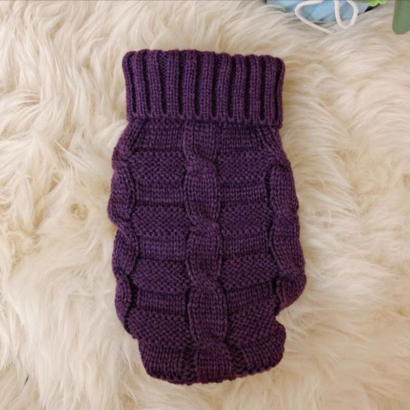 Autumn and Winter Knitted Cat Sweater