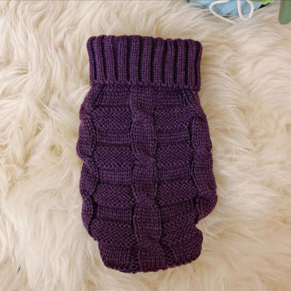 Autumn and Winter Knitted Cat Sweater