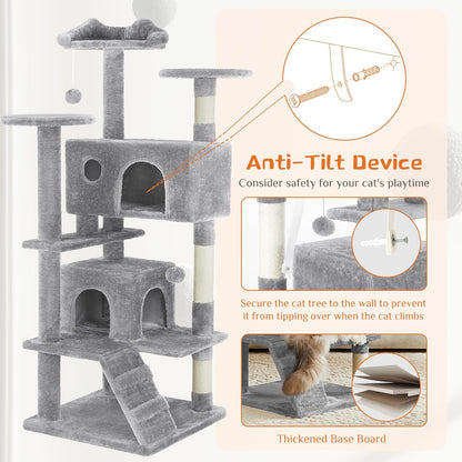 ToyTigris 54 Cat Tree Tower - Multi-level