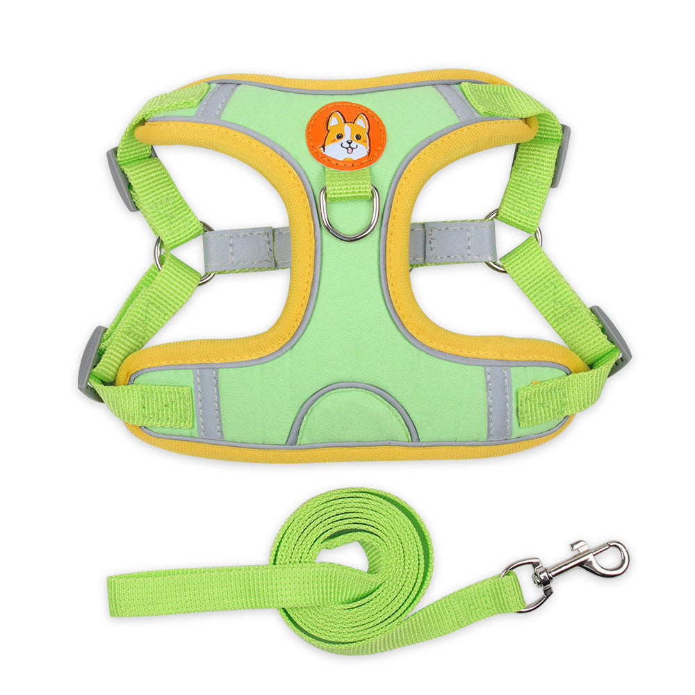 Soft Chest Strap Dog Harness Comfortable & Reflective