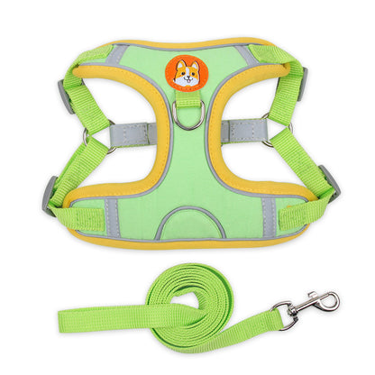 Soft Chest Strap Dog Harness Comfortable & Reflective