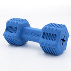 ToyTigris Rubber Dumbbell Treat Dispensing Dog Toy