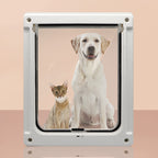 Plastic Pet Door With Durable Swing Flap Gate