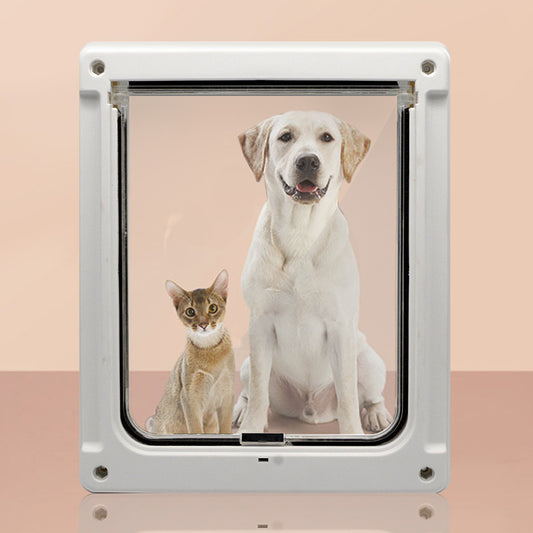 Plastic Pet Door With Durable Swing Flap Gate