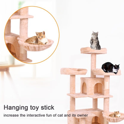 Milky Multi-Level Cat Climbing Frame