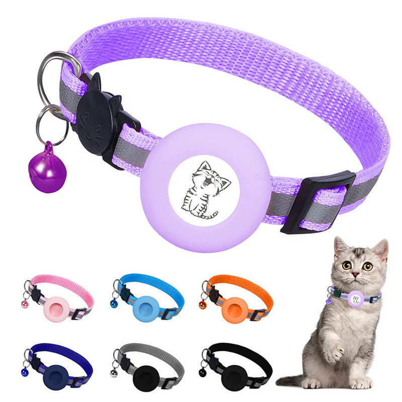 Apple AirTag Pet Tracker – Reflective Collar