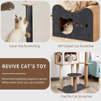 Self-Adhesive Cat Scratch Carpet