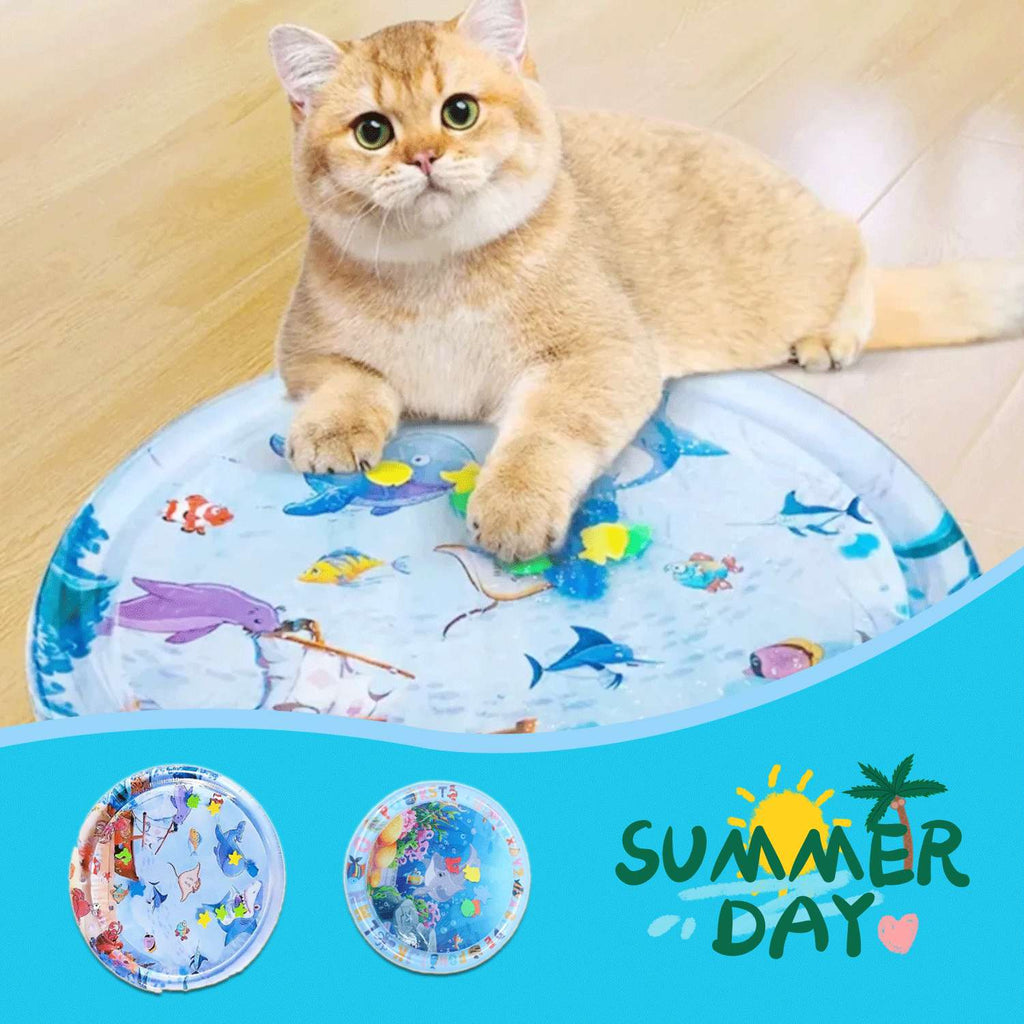 ToyTigris Inflatable Summer Cooling Pad for Cats and Dogs