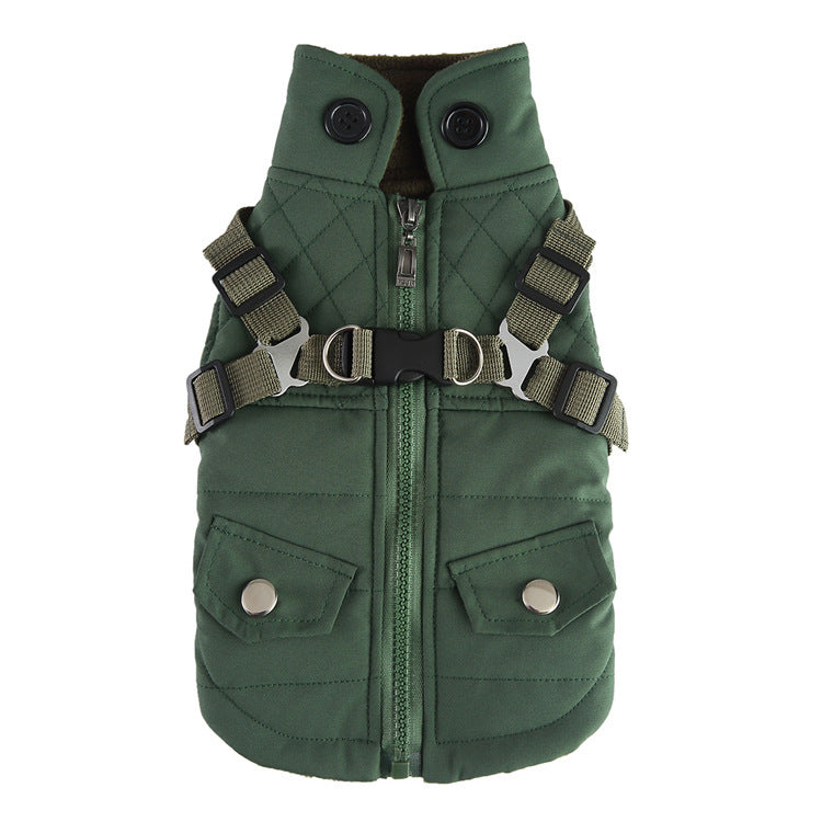 Winter Zipper Dog Jacket
