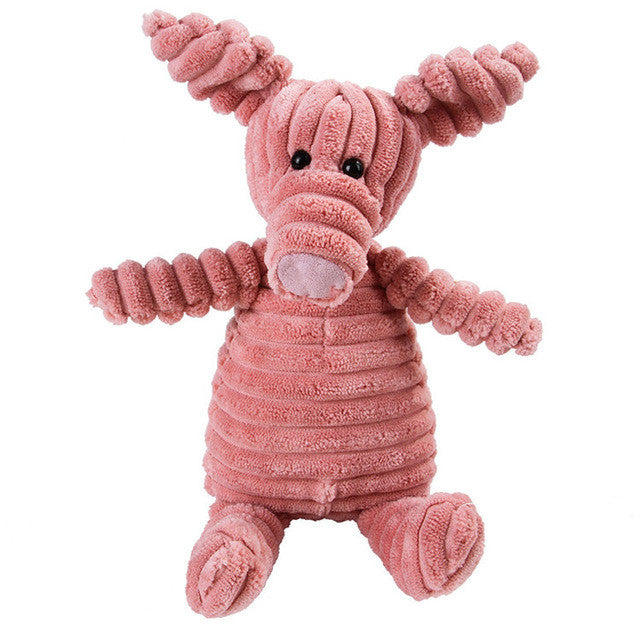 Teeth Cleaning Animal Plush Dog Toy
