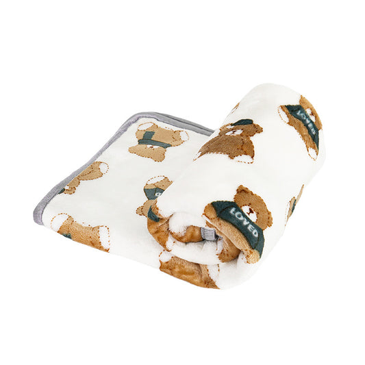 Soft Warm Pet Blanket – Cozy Dog & Cat Sleep Pad and Bed Cover