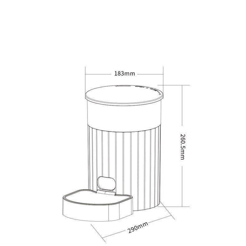 PAPIFEED Automatic Cat Feeder App-Controlled Portion & Schedule Management