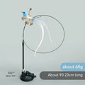 Handsfree Long Stick Feather Cat Toy Interactive Play for Cats