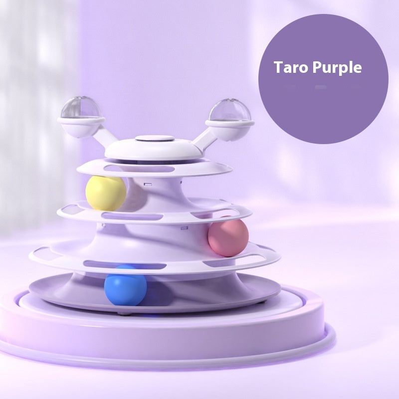 4 Level Educational Cat Tower Toy