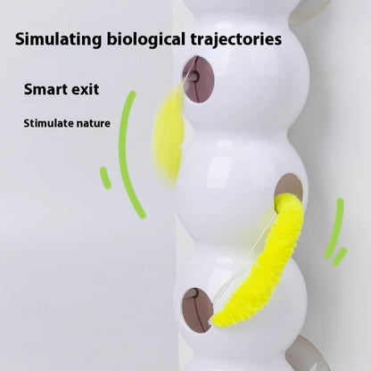 Teasing Automatic Cat Toy with Tail Interactive Motion & Suction Cup Play