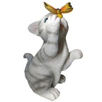 Creative Cat Butterfly Garden Resin Light