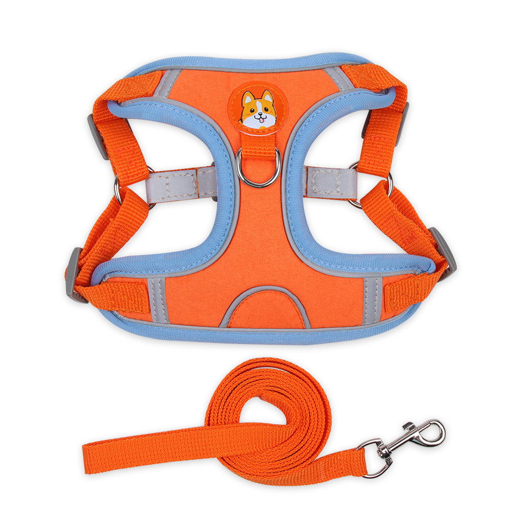 Soft Chest Strap Dog Harness Comfortable & Reflective