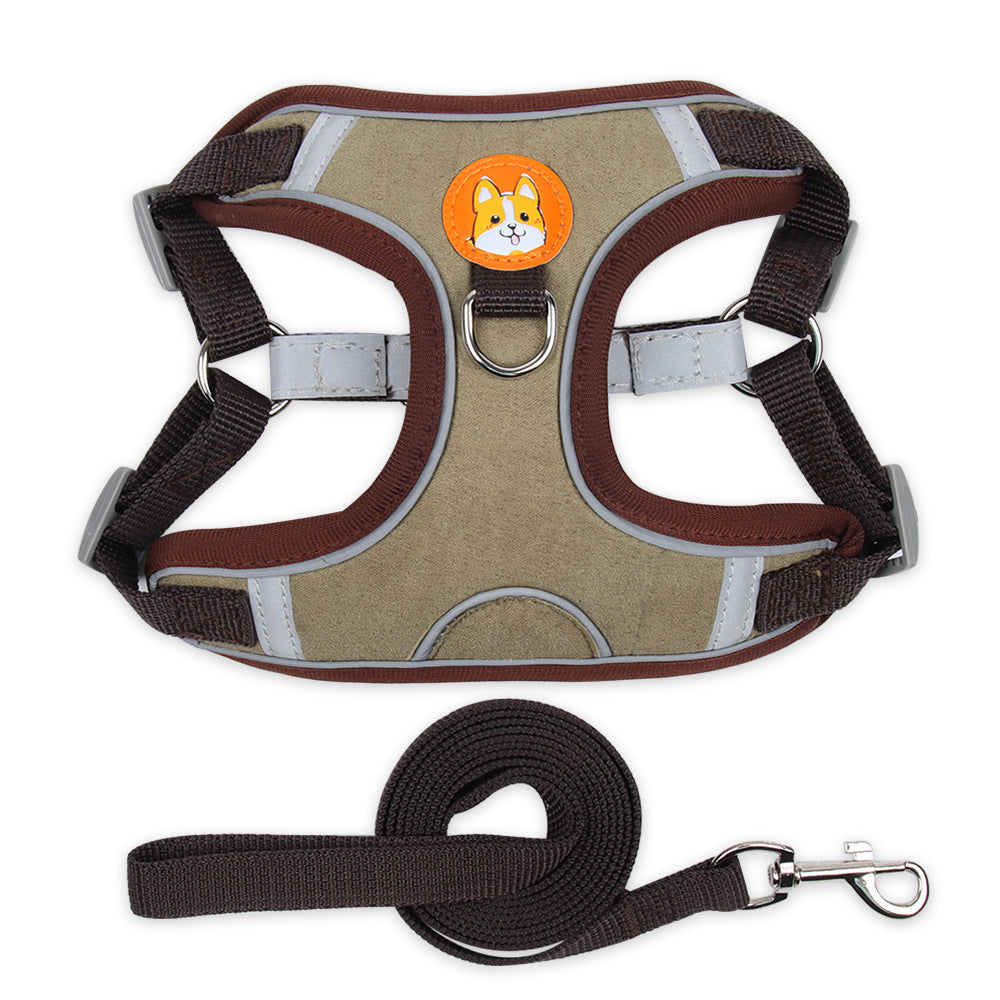 Soft Chest Strap Dog Harness Comfortable & Reflective