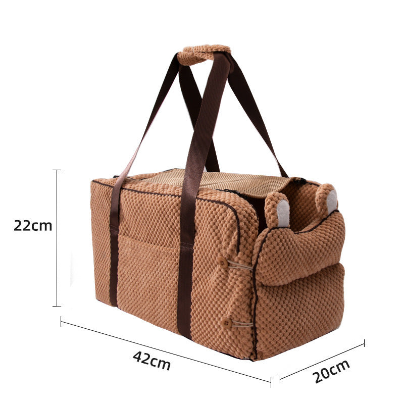 Pet Car Seat Carrier Bed