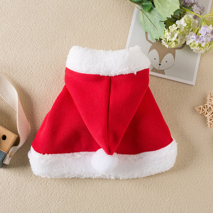 Festive Christmas Pet Cloak