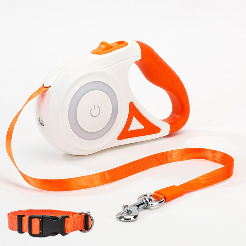 Retractable Dog Leash with LED Lights