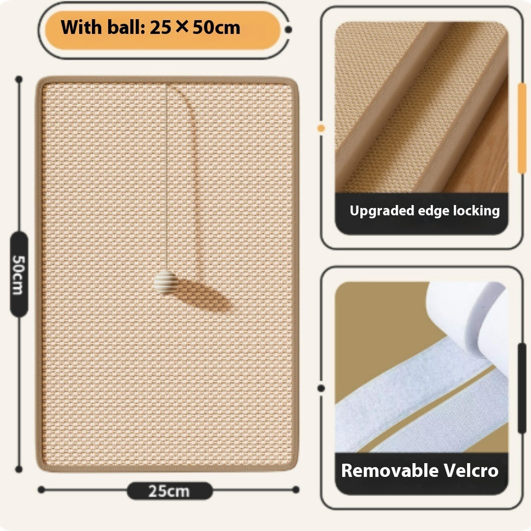 Wall-Mountable Cat Scratching Board