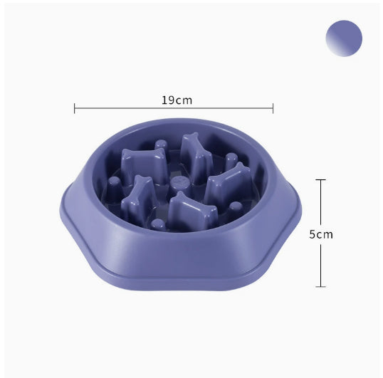 Home Style Bone Slow Feed Dog Bowl