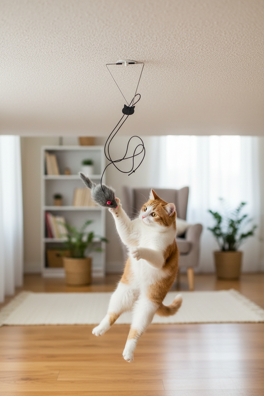 Hanging Mouse Cat Toy