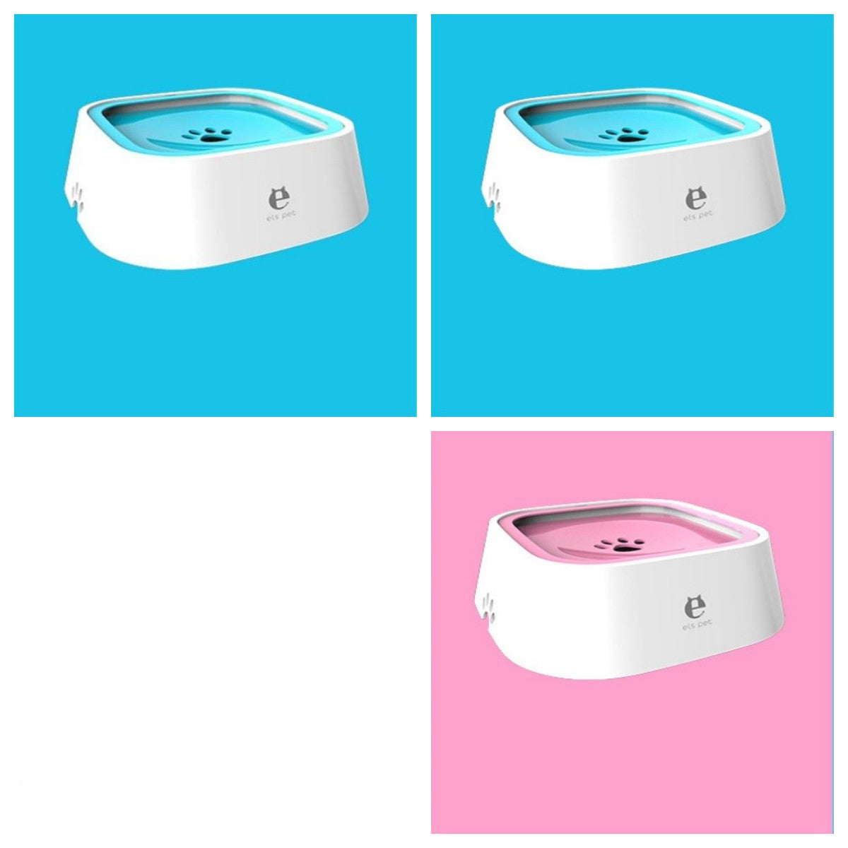 1.5L Pet Water Bowl Anti-Overflow