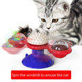 Turning Windmill Cat Teaser Toy Rotating Interactive Play