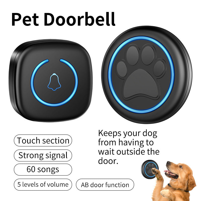Wireless Pet Doorbell – Touch & Waterproof