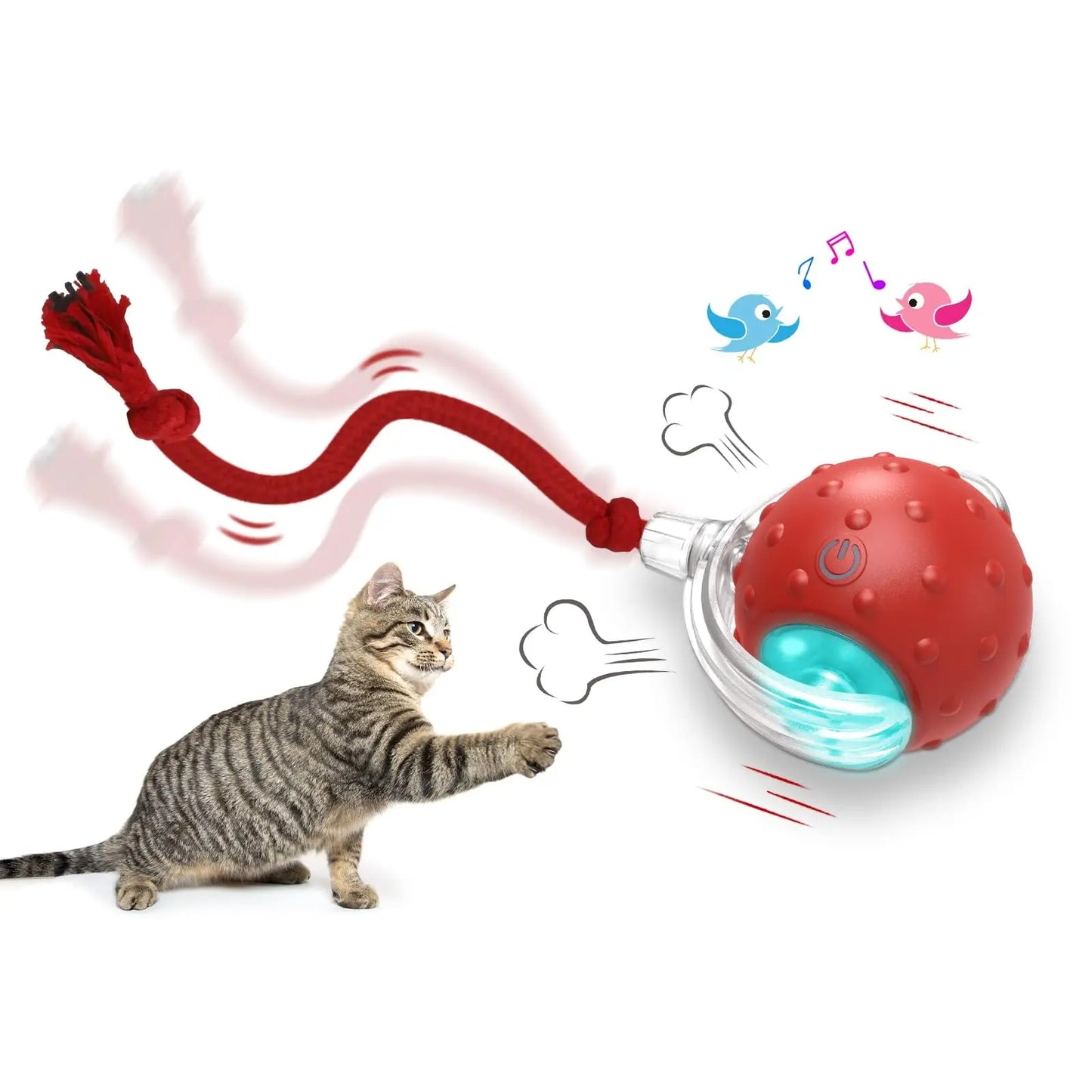 ToyTigris Super Drive Smart Cat Toy Ball